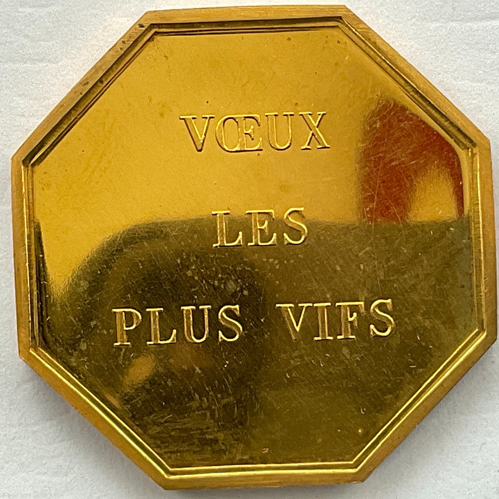 jeton de vœux les plus vifs medailles france jeton de v ux les plus vifs