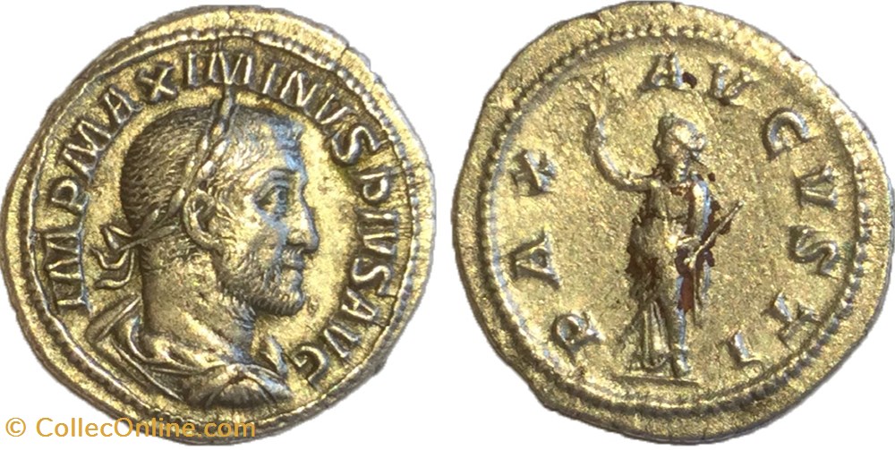 monnaies antiques romaines republicaines imperiales denier maximin ier thrace