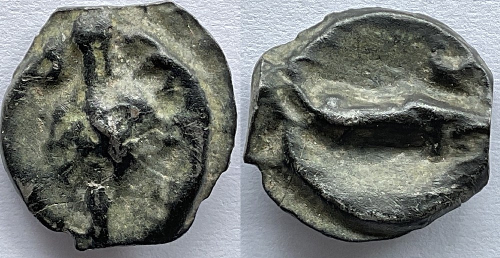 monnaies antiques celtes potin degenere aux croissants
