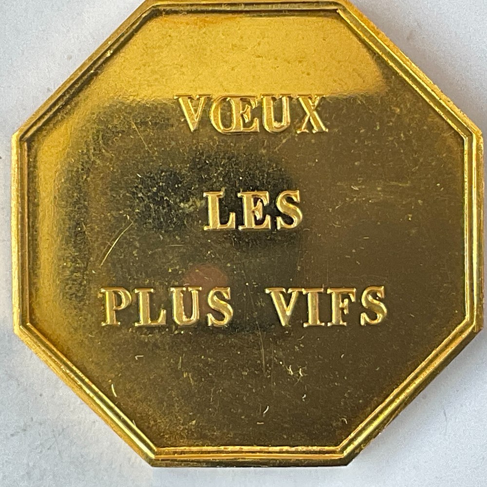 jeton de vœux les plus vifs medailles france jeton de v ux les plus vifs