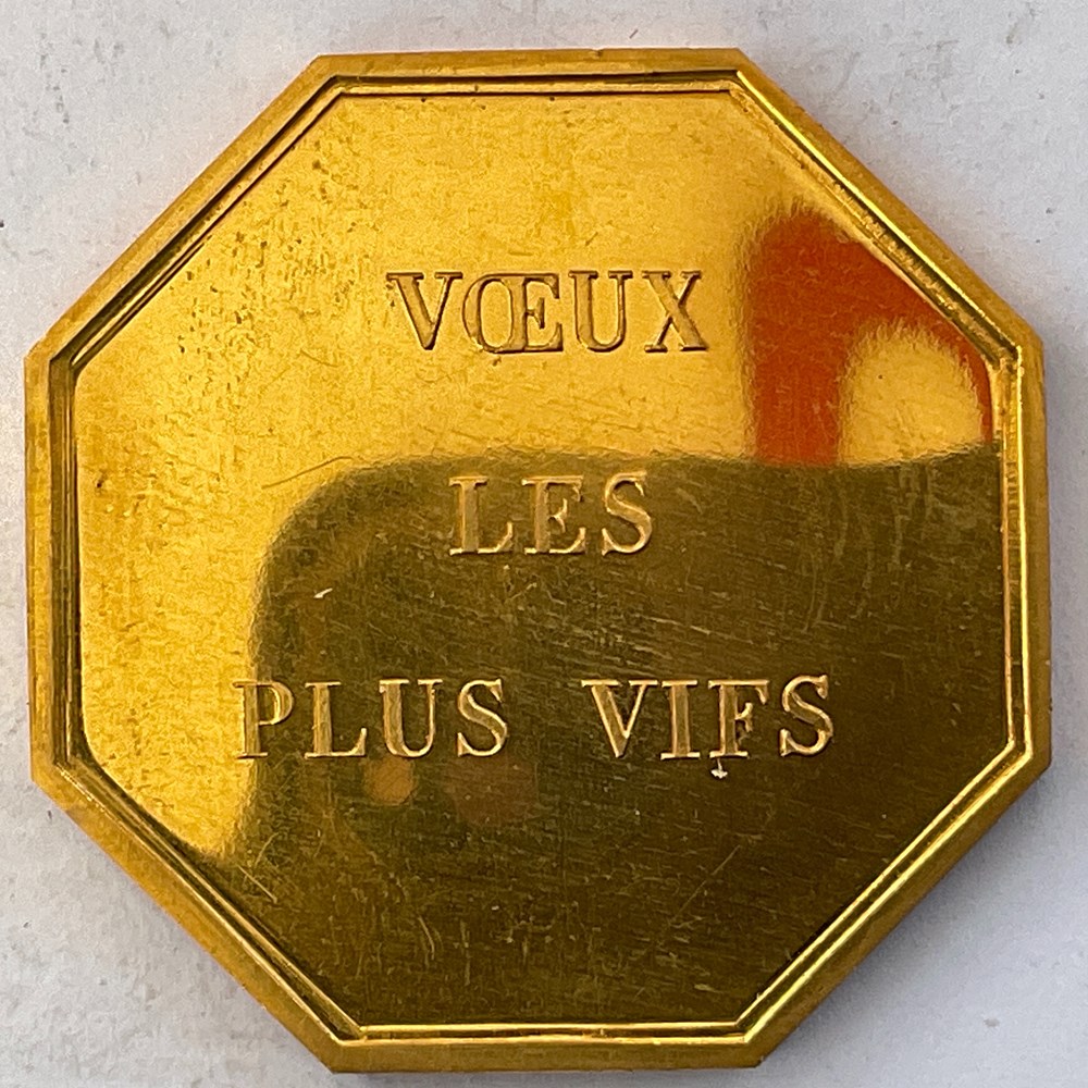 jeton de vœux les plus vifs medailles france jeton de v ux les plus vifs