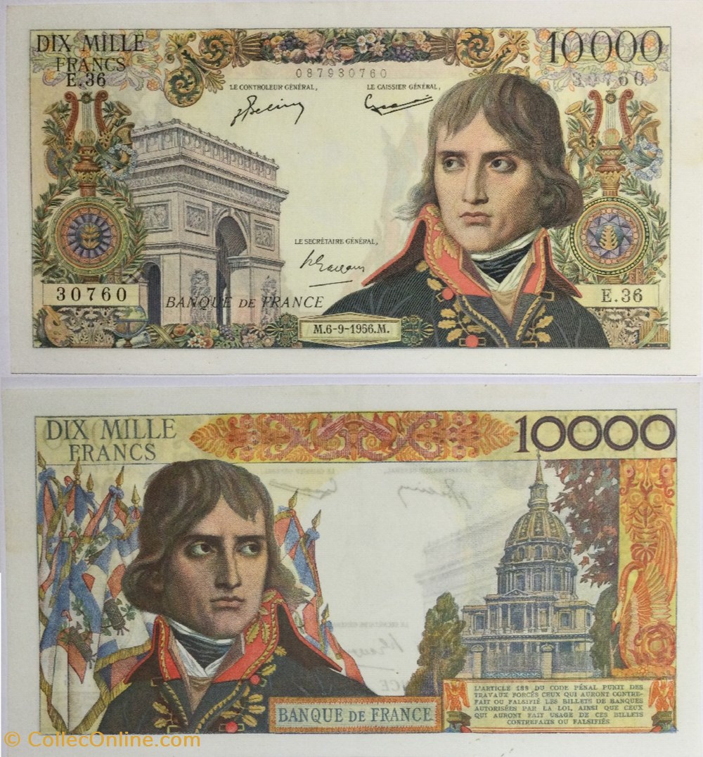 10000 Francs BONAPARTE FRANCE 1956 F.51.04 billets europe 10000 francs bonaparte france 1956 f 51 04