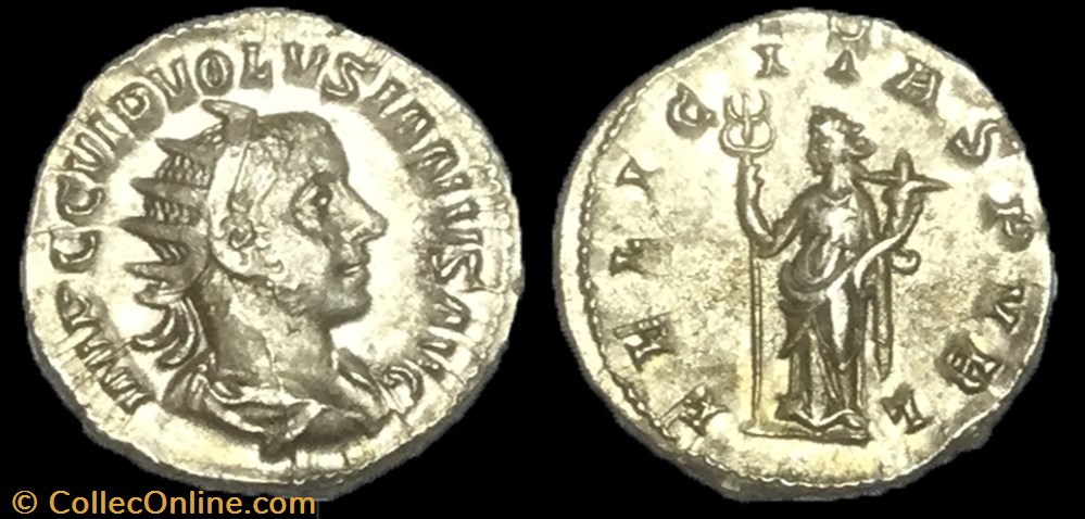 Antoninien VOLUSIEN monnaie antique av jc ap romaine antoninien volusien
