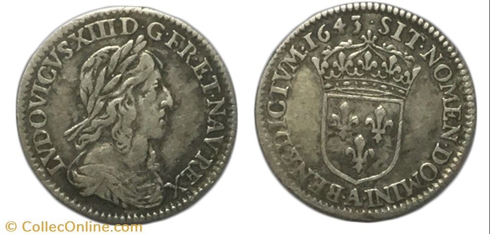 monnaie france a royale douzieme ecu louis xiii le juste