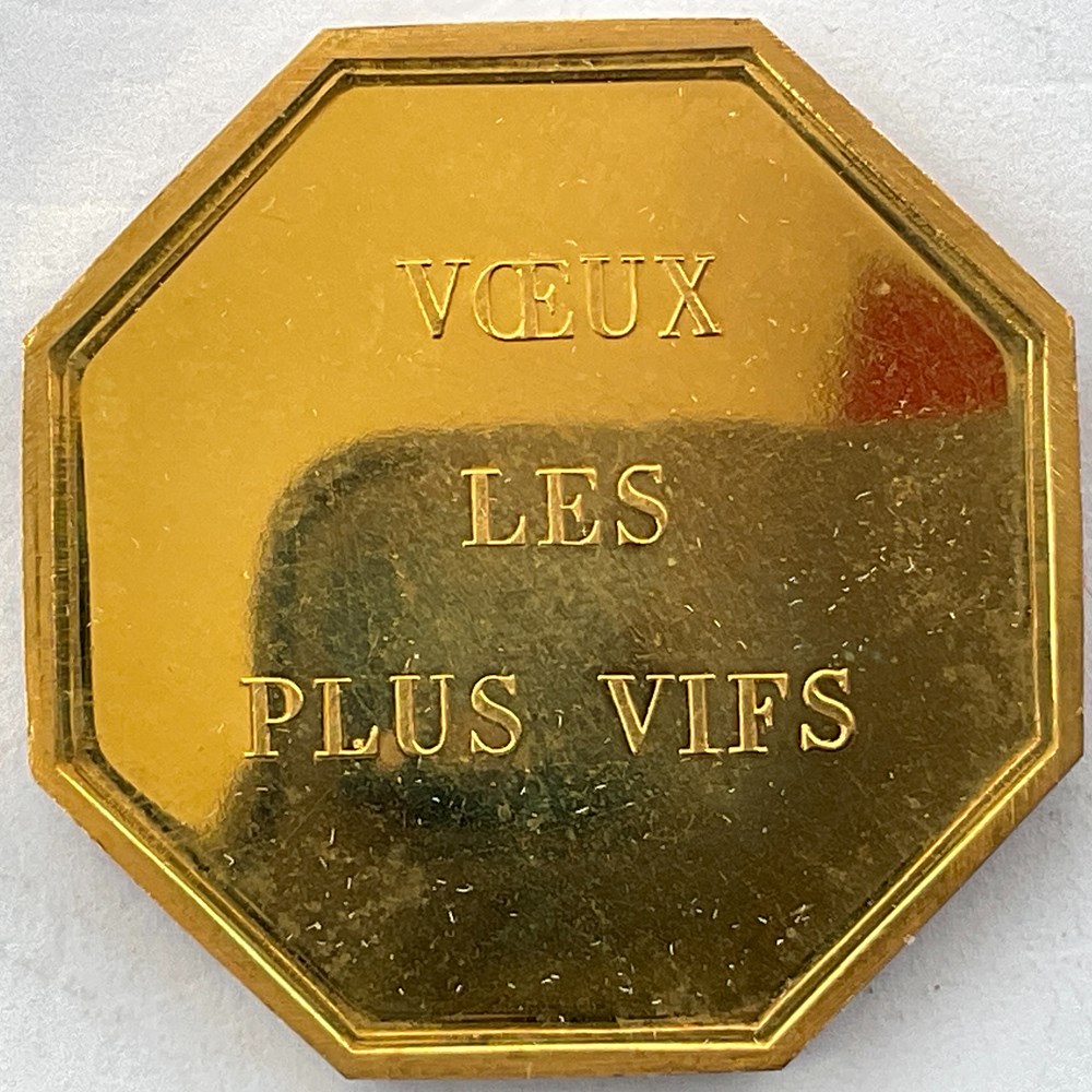 jeton de vœux les plus vifs medailles france jeton de v ux les plus vifs