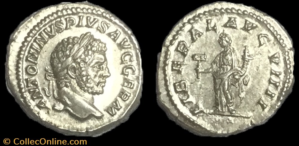 monnaie antique av jc ap romaine denier caracalla