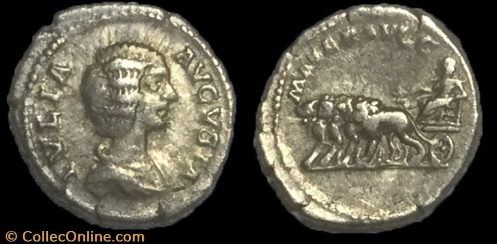 denier Julia domna monnaie antique av jc ap romaine denier julia domna