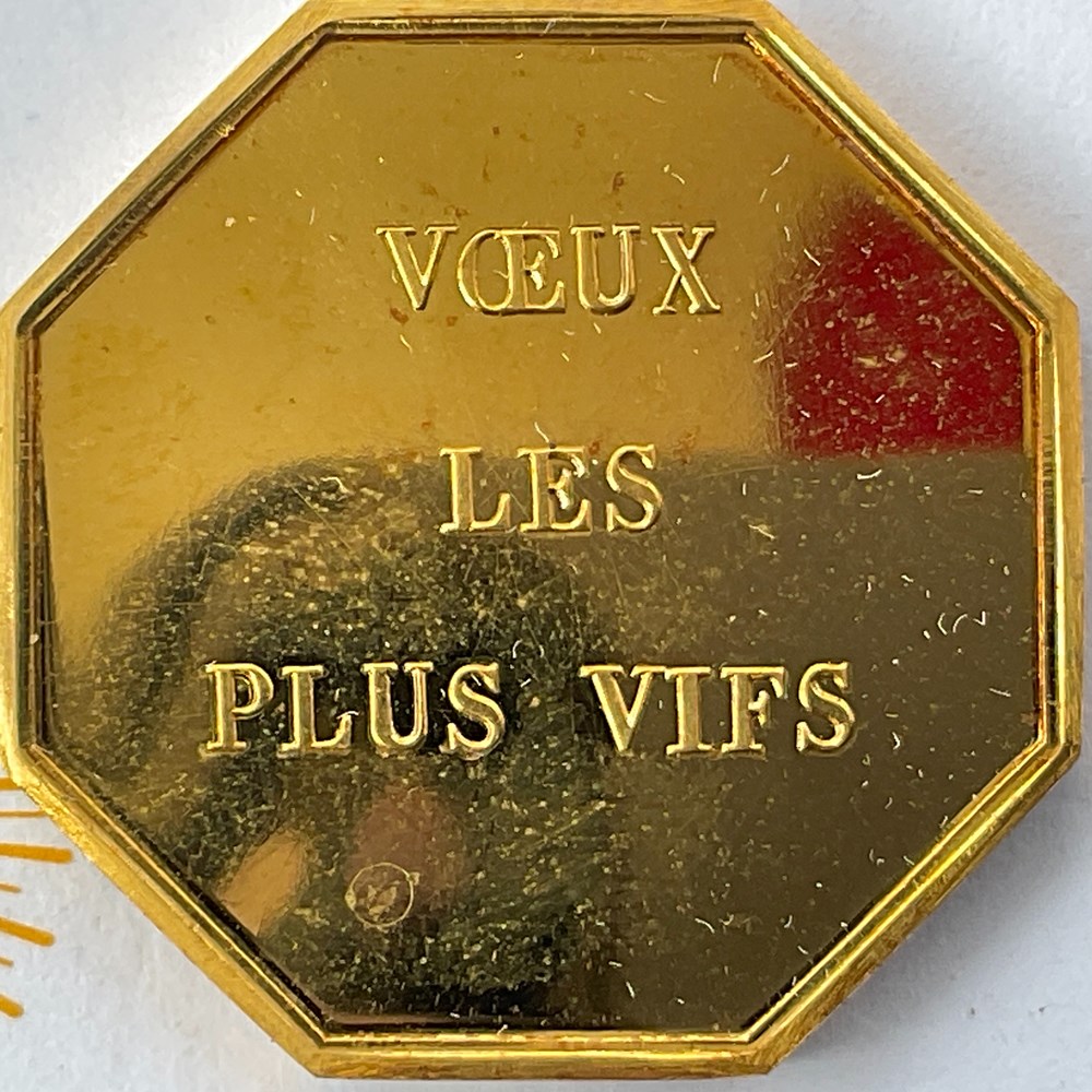 jeton de vœux les plus vifs medailles france jeton de v ux les plus vifs