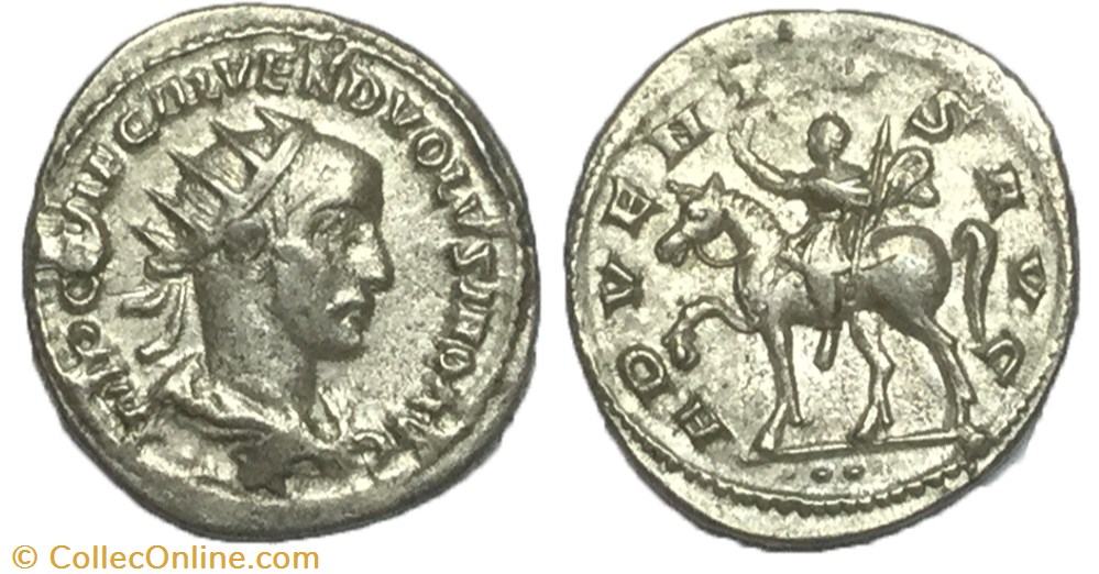 monnaie antique av jc ap romaine antoninien volusien