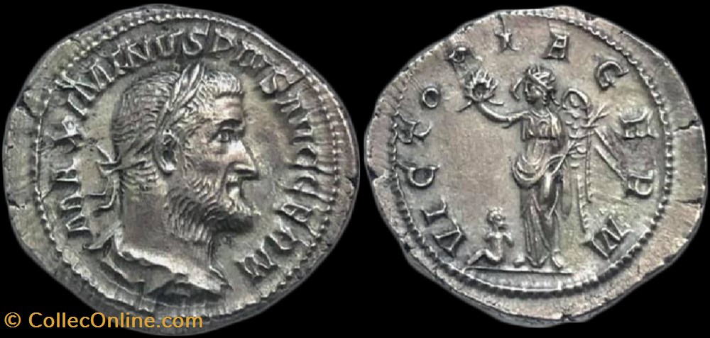 monnaie antiquite av jc ap romaine republicaine imperiale denier maximin ier thrace