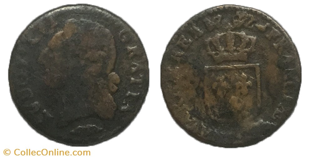 Demi-sol dit à l'écu Louis XVI 1782 aix en provence monnaie france royale demi sol dit a ecu louis xvi 1782 aix en provence