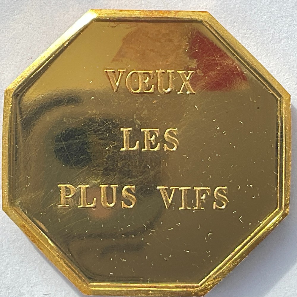 jeton de vœux les plus vifs medailles france jeton de v ux les plus vifs