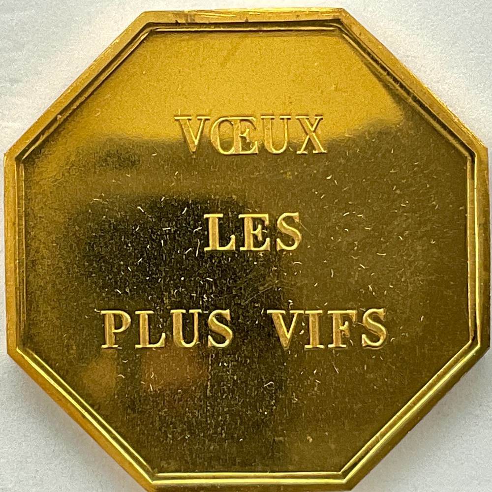 jeton de vœux les plus vifs medailles france jeton de v ux les plus vifs