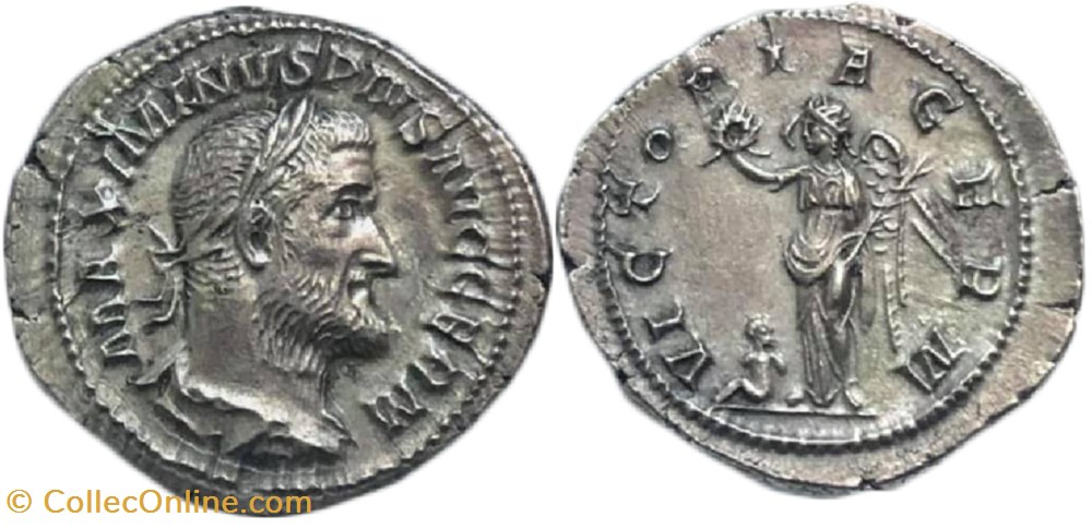 monnaie antiquite av jc ap romaine republicaine imperiale denier maximin ier thrace