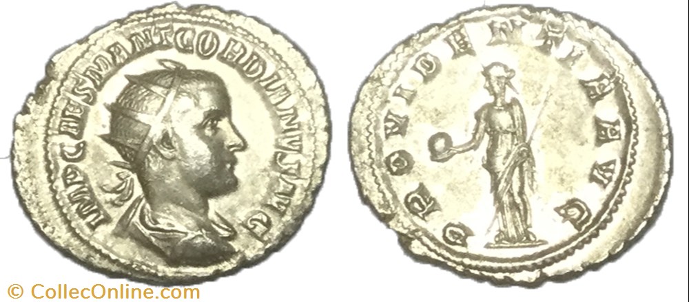 monnaie antique av jc ap romaine antoninien gordien iii
