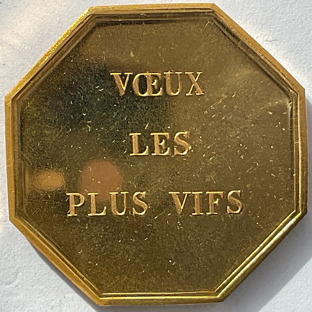 jeton de vœux les plus vifs medailles france jeton de v ux les plus vifs