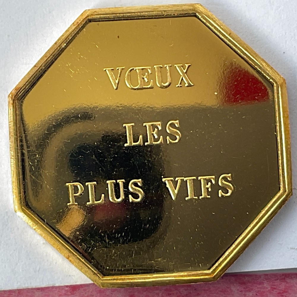 jeton de vœux les plus vifs medailles france jeton de v ux les plus vifs