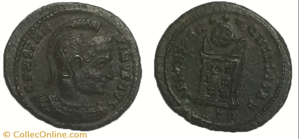 monnaie antique av jc ap romaine centenionalis ou nummus constantin ier le grand