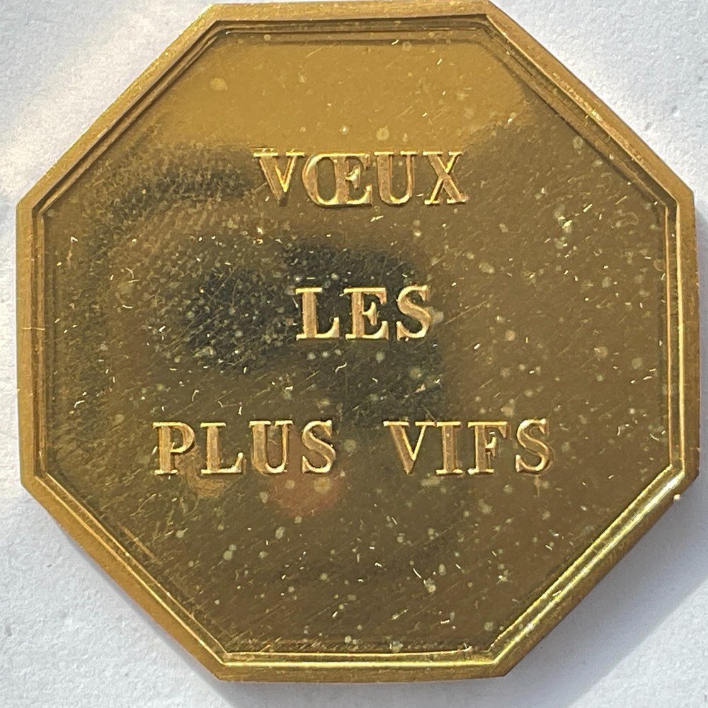 jeton de vœux les plus vifs medailles france jeton de v ux les plus vifs