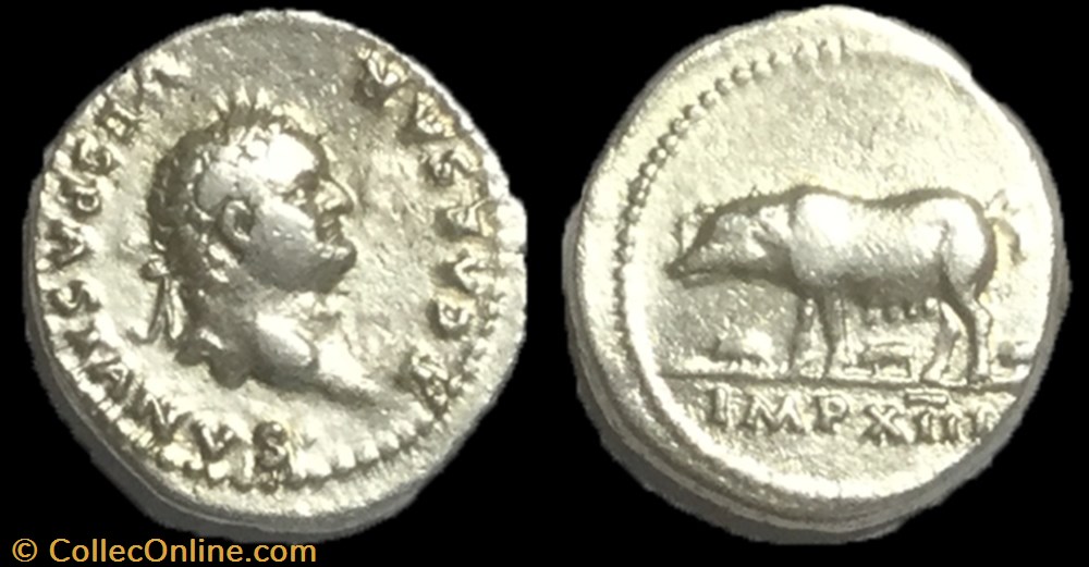 monnaie antique av jc a ap romaine denier titus