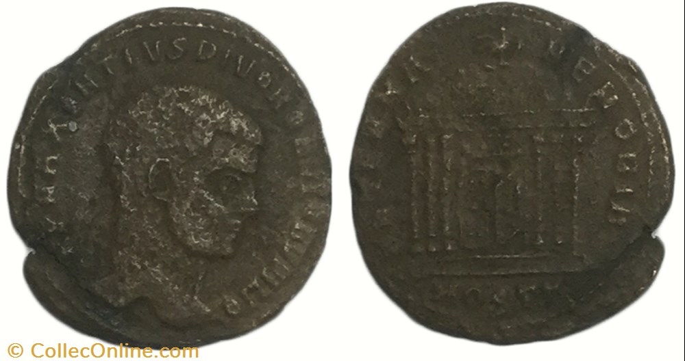 FOLLIS Romulus monnaie antique av jc a ap romaine follis romulus
