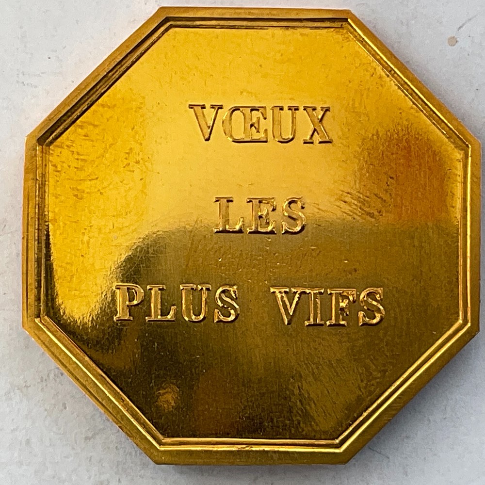 jeton de vœux les plus vifs medailles france jeton de v ux les plus vifs