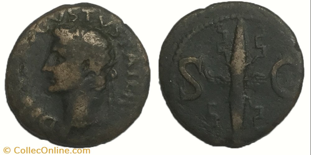 as AUGUSTE monnaie antique av jc ap romaine as auguste