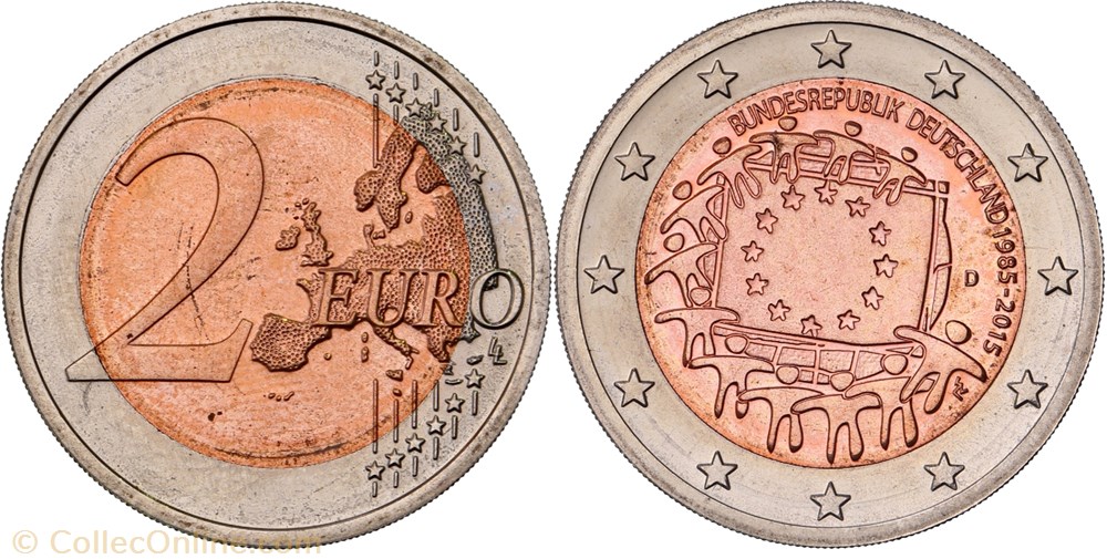 2 euro monnaie a europe 2 euro