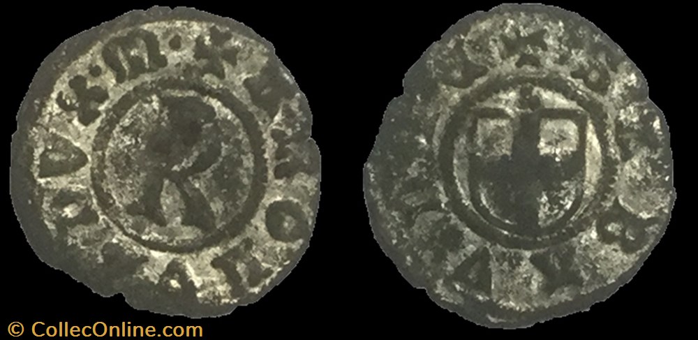 SAVOIE - DUCHÉ DE SAVOIE 1 fort de 10 ème type de Charles 1er 1482,1490 monnaie france feodale savoie duche de savoie 1 fort de 10 eme type de charles 1er 1482 1490