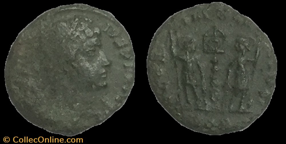 monnaie antique av jc ap romaine centenionalis ou nummus constans