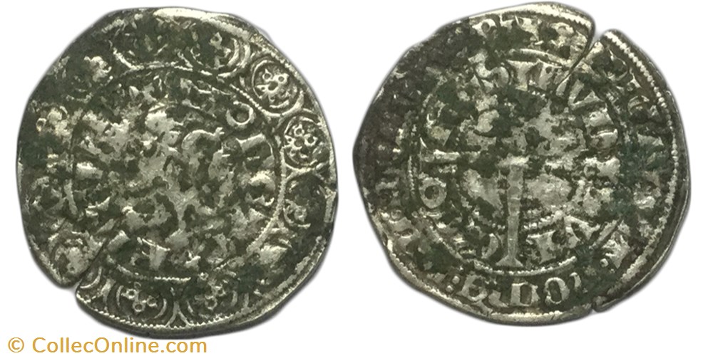 monnaie france feodale gros compagnon au lion jean iii brabant duche de brabant