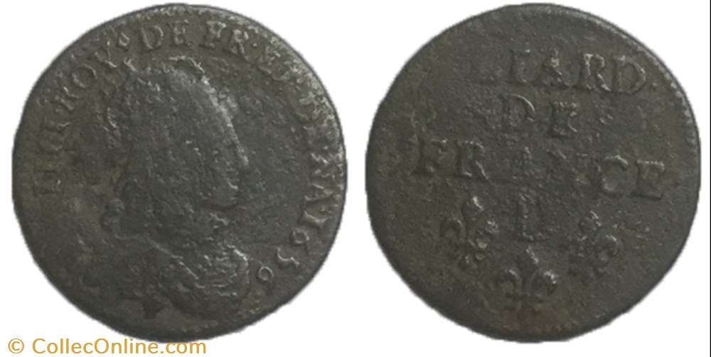 monnaie royale liard de france 1656 d