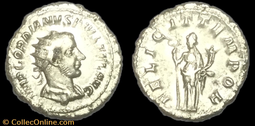 monnaie antique av jc ap romaine antoninien gordien iii