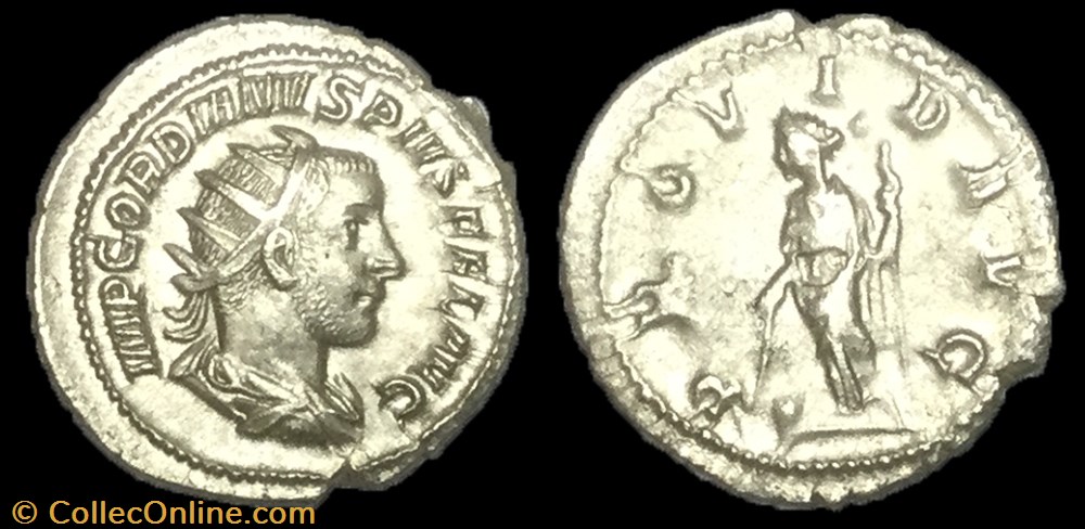 monnaie antique av jc ap romaine antoninien gordien iii