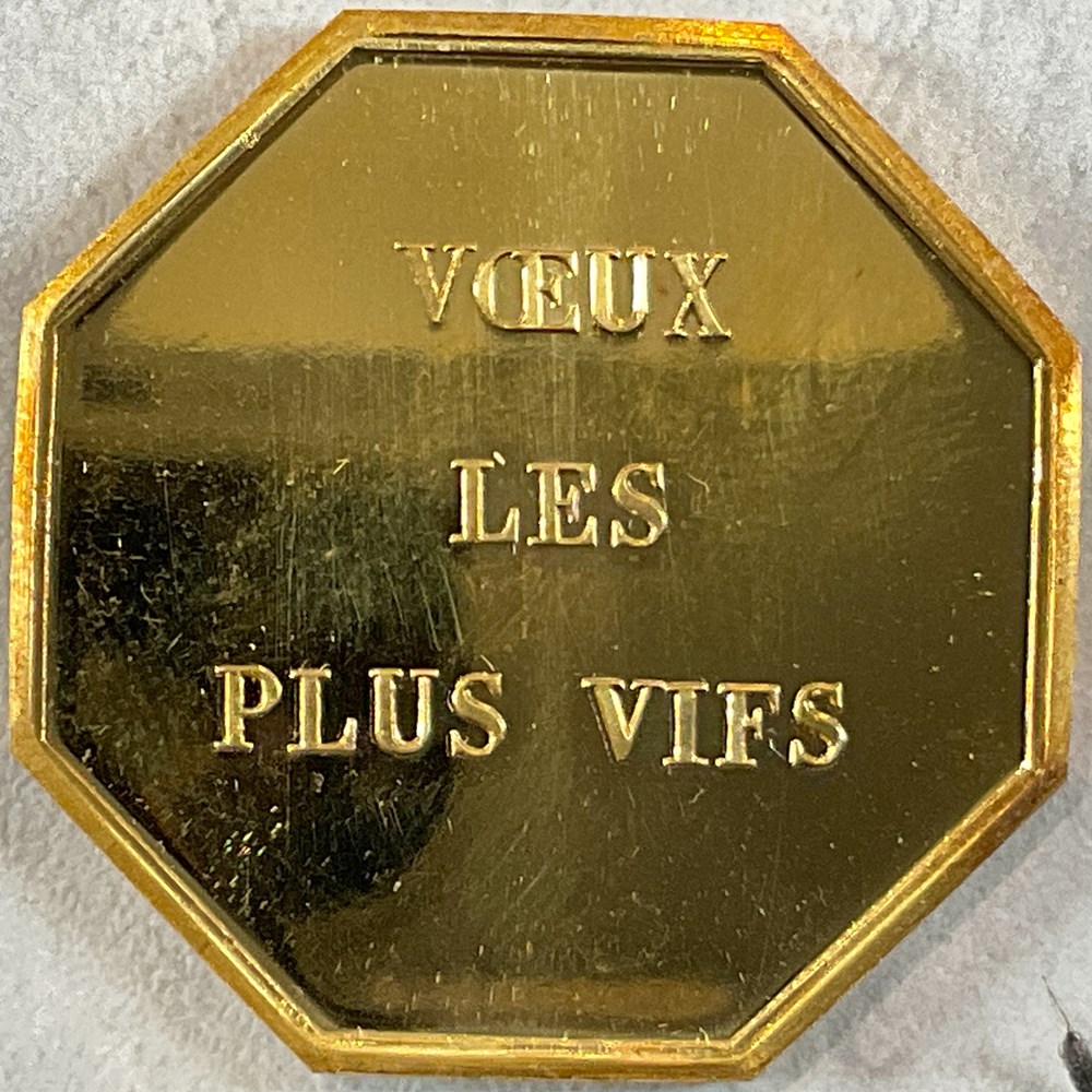 jeton de vœux les plus vifs medailles france jeton de v ux les plus vifs