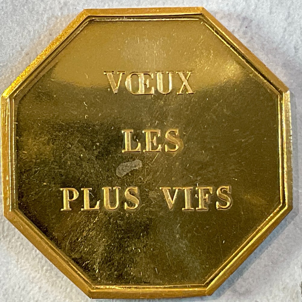 jeton de vœux les plus vifs medailles france jeton de v ux les plus vifs