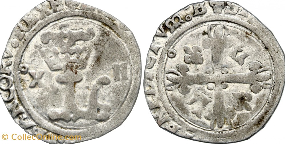 LOUIS XII LE PÈRE DU PEUPLE Dizain ludovicus 3/02/1512 Bourges monnaies france royales louis xii le pere du peuple dizain ludovicus 3 02 1512 bourges