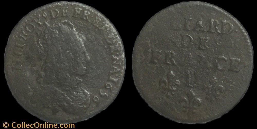 monnaie royale liard de france 1656 d