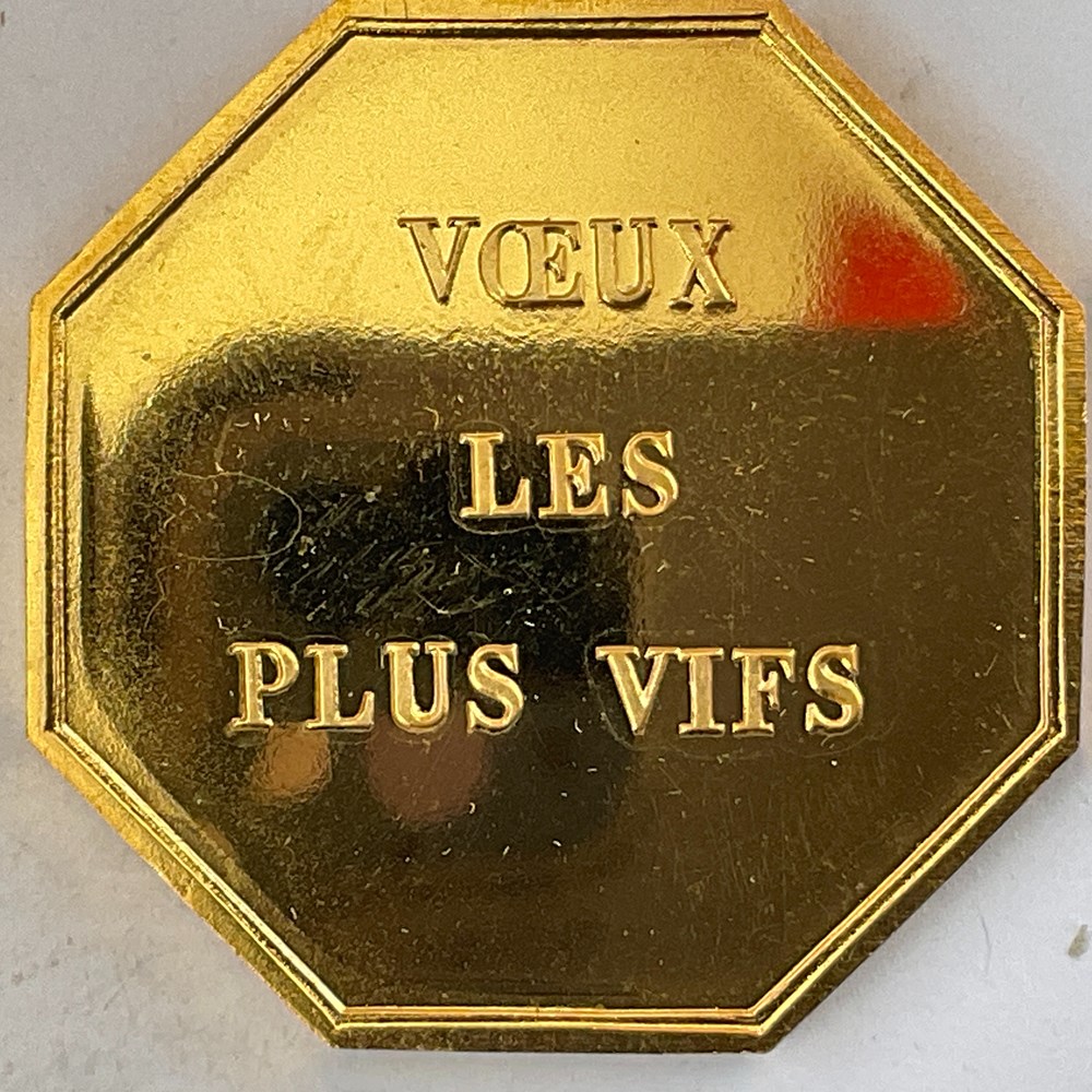 jeton de vœux les plus vifs medailles france jeton de v ux les plus vifs