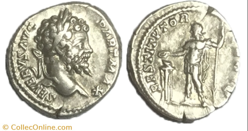 Denier Septime Sévère monnaie antique av jc a ap romaine denier septime severe
