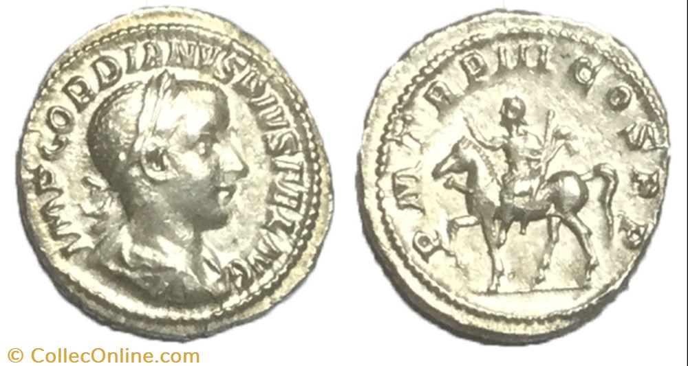 denier gordien III monnaie antique av jc a ap romaine denier gordien iii
