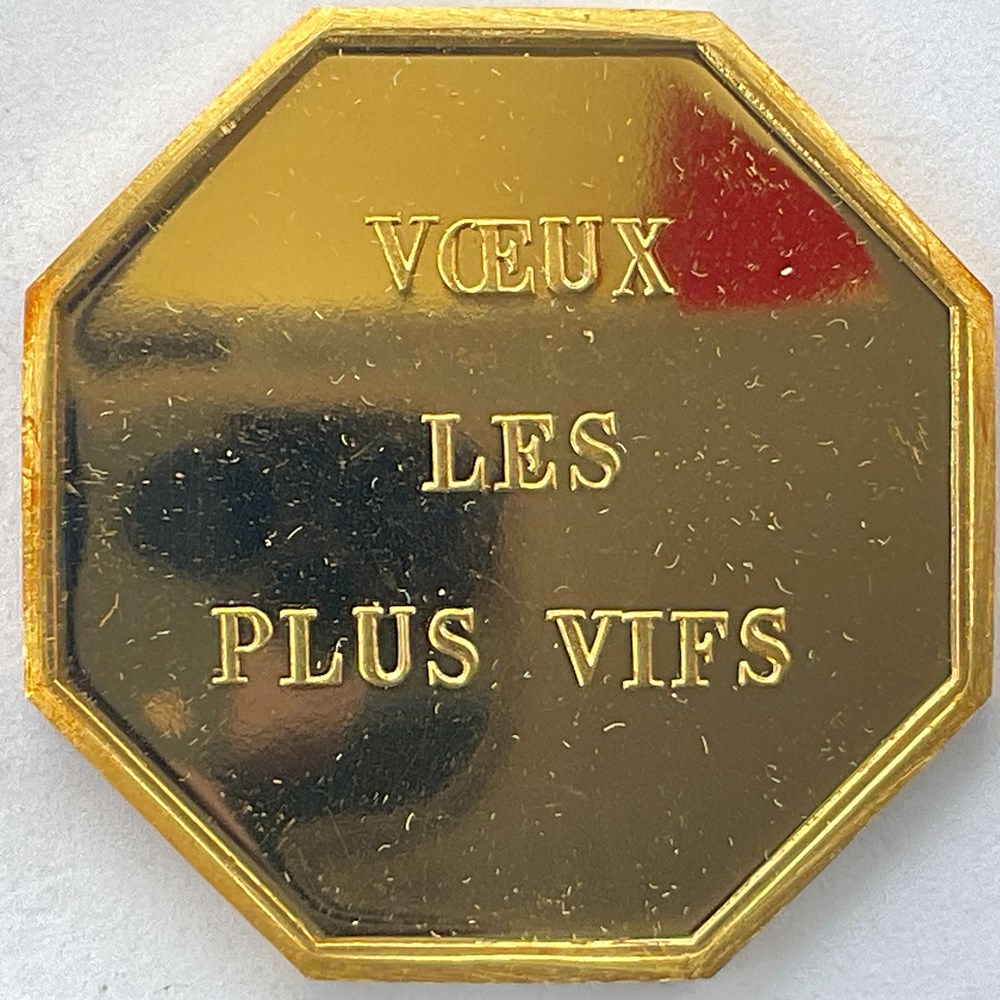 jeton de vœux les plus vifs medailles france jeton de v ux les plus vifs