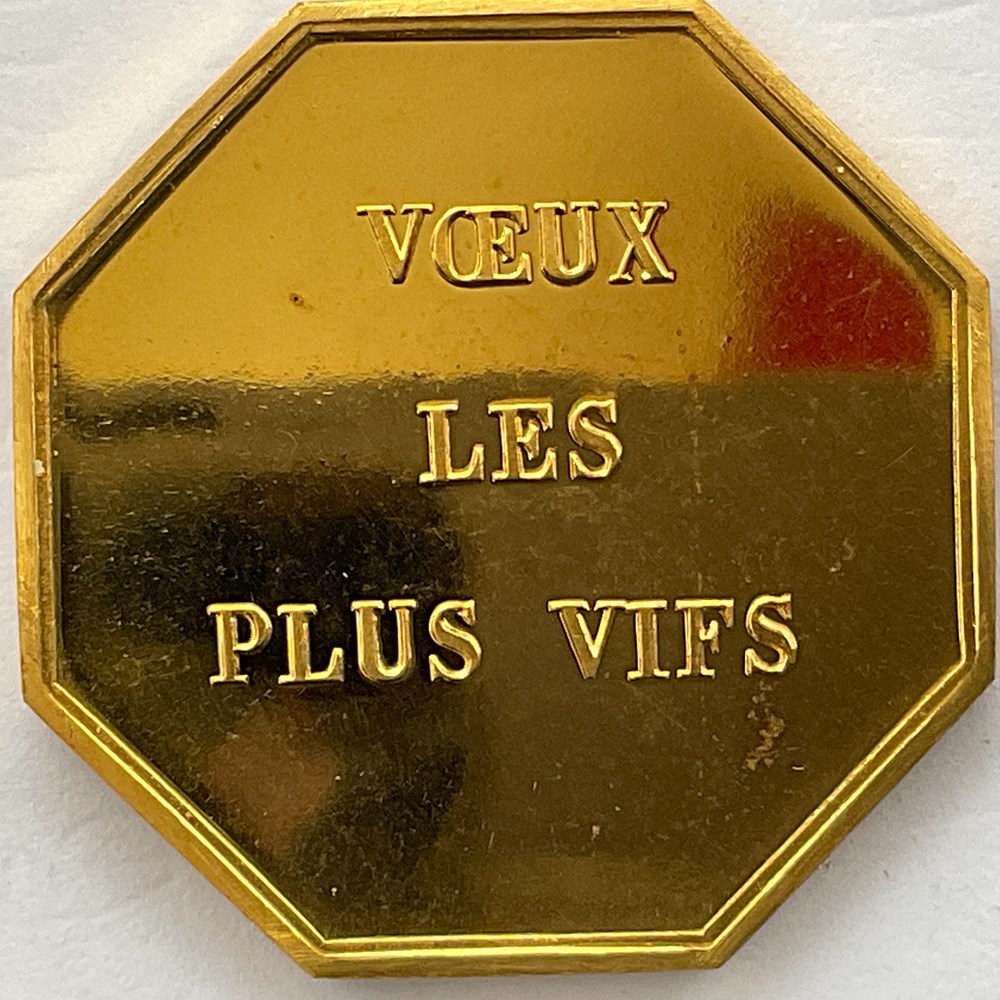 jeton de vœux les plus vifs medailles france jeton de v ux les plus vifs