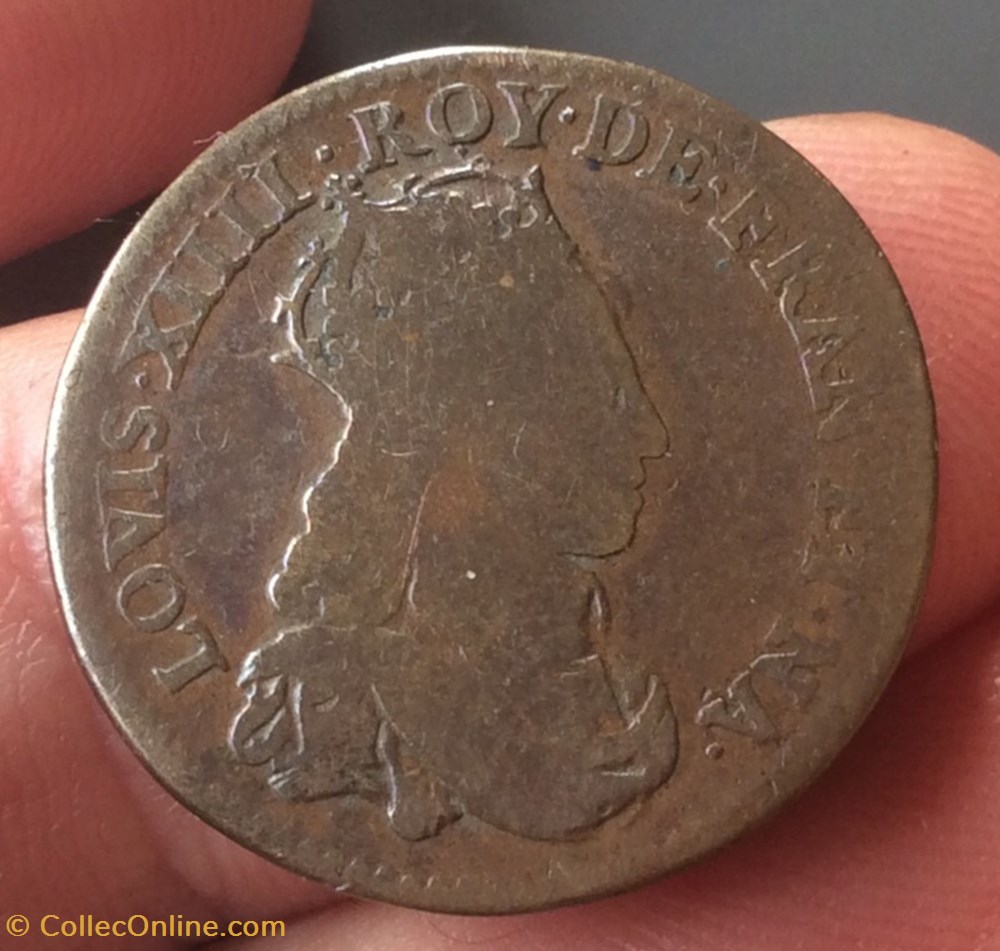 Liard de France Louis XIV 1654 A au L couronné premier type monnaies europe medievale royales liard de france louis xiv 1654 a au l couronne premier type