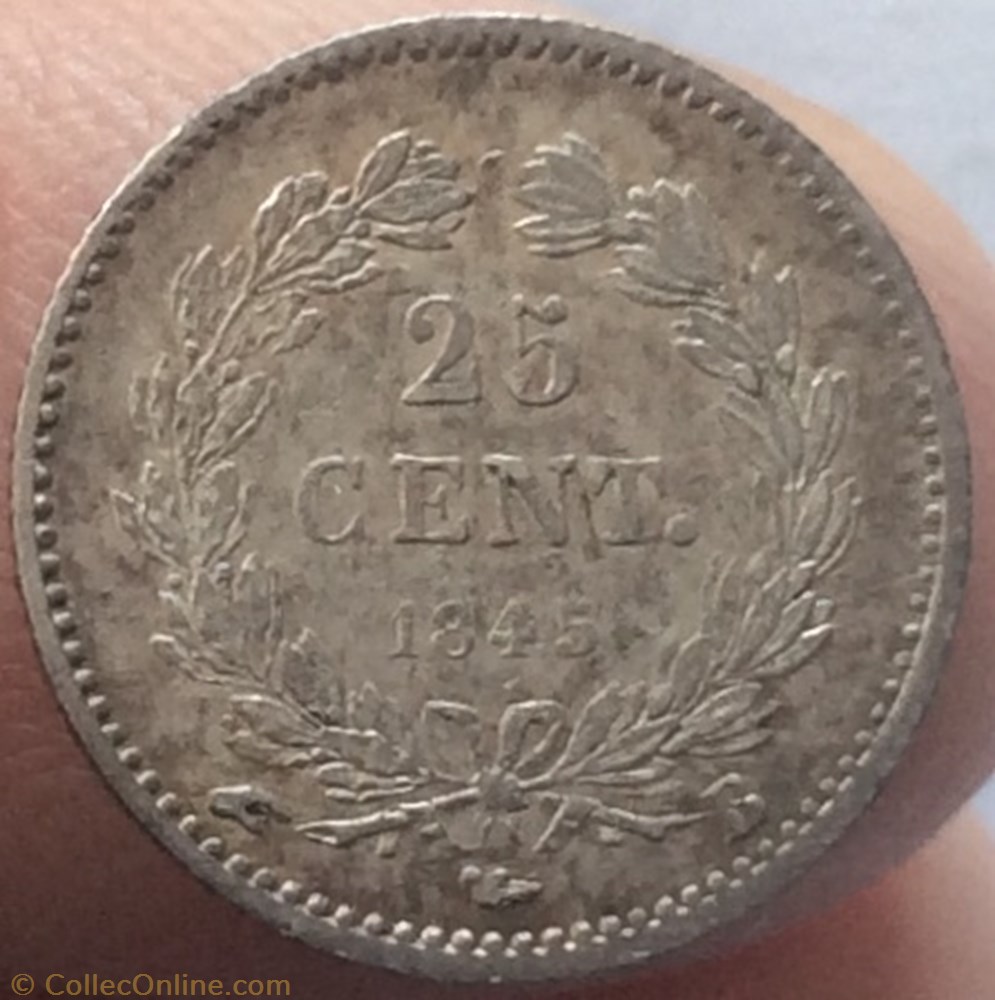 25 cent Louis-Philippe 1er 1845 B Rouen monnaie france a moderne 25 cent louis philippe 1er 1845 b rouen