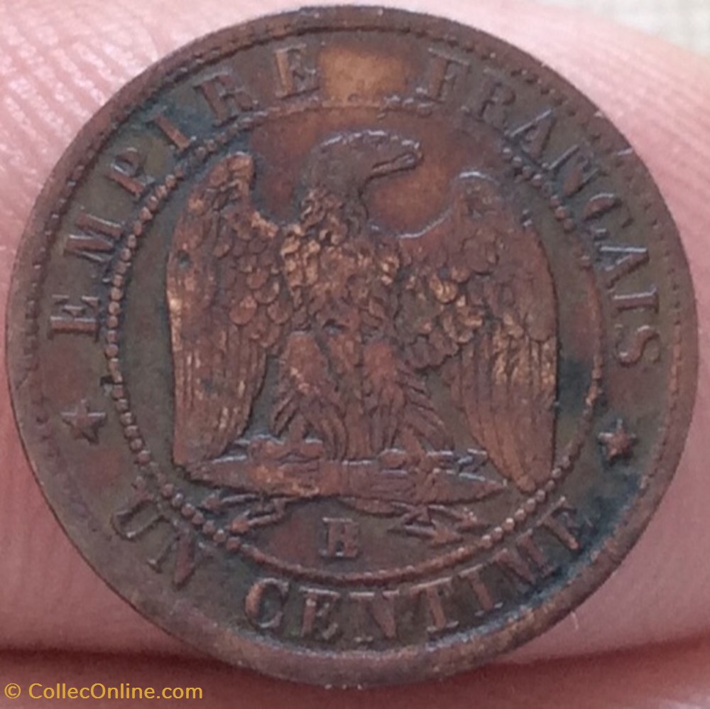 monnaie france moderne un centime napoleon iii 1853 b rouen