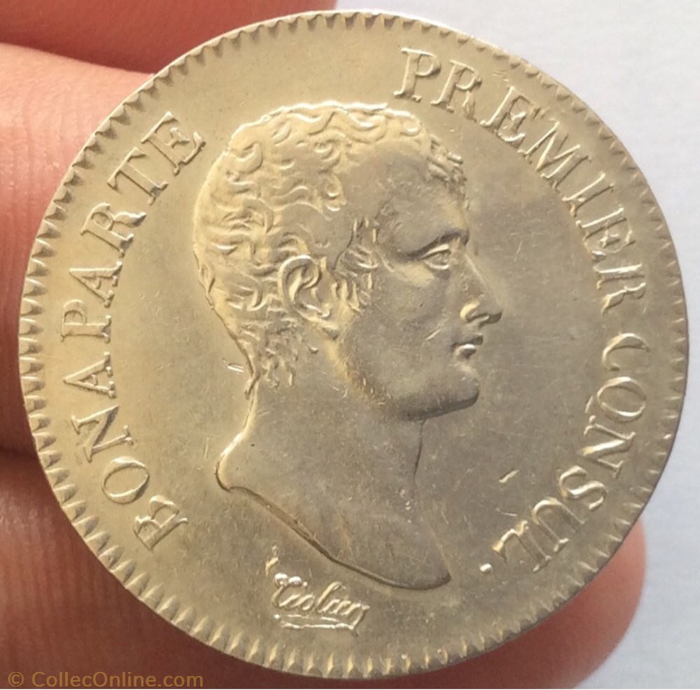 2 francs Bonaparte premier consul An 12 A Paris monnaie france moderne 2 francs bonaparte premier consul an 12 a paris