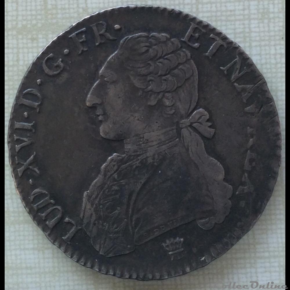 monnaie france royale ecu aux branches d oliviers louis xvi 1789 i limoges