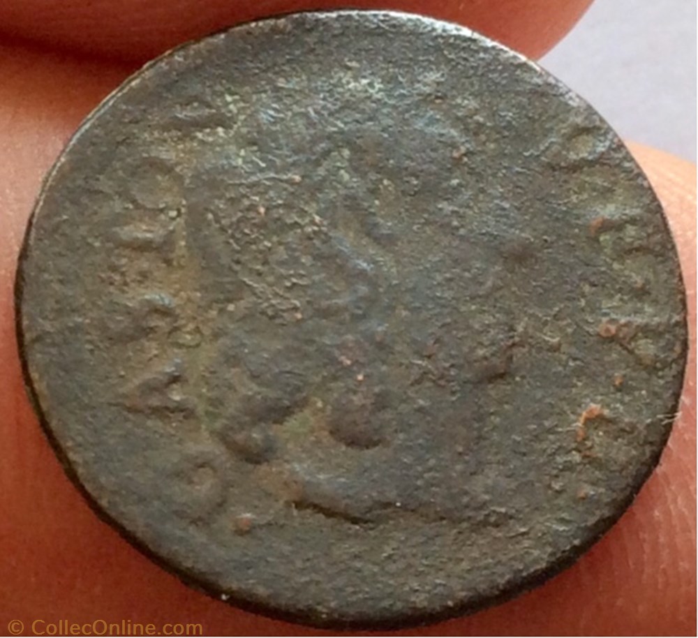 Denier tournois Gaston d’Orléans 1651 type 10 monnaie france feodale denier tournois gaston d orleans 1651 type 10