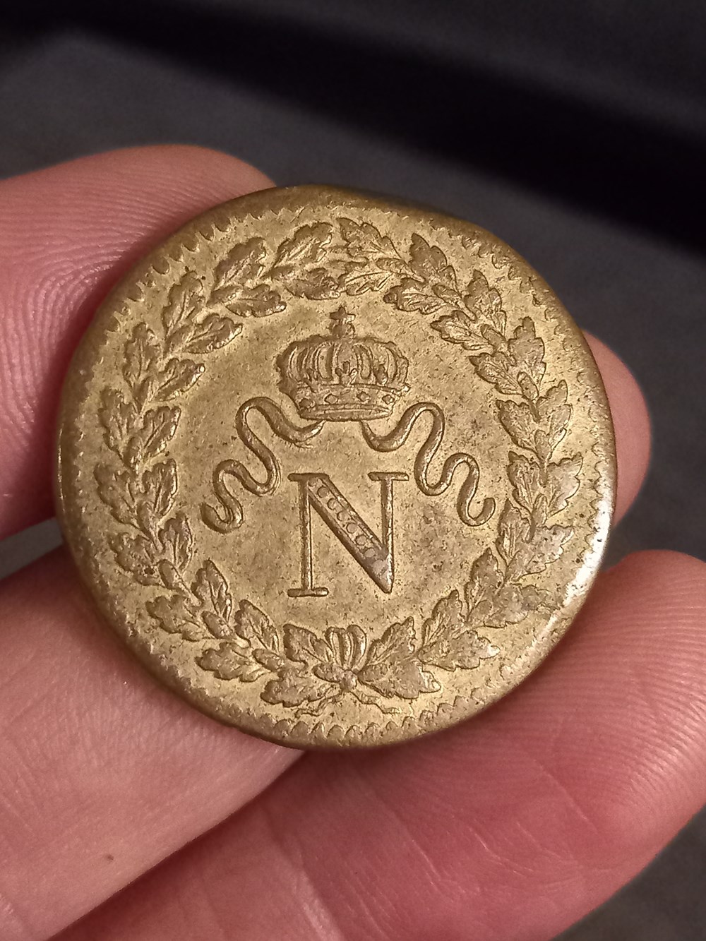 Un décime Napoléon 1er 1814 BB STRASBOURG monnaies monde france un decime napoleon 1er 1814 bb strasbourg
